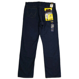 Wrangler 47MWZ Jeans Men's Size 35x32 Cowboy Cut Reg Fit W Back Pockets Premium